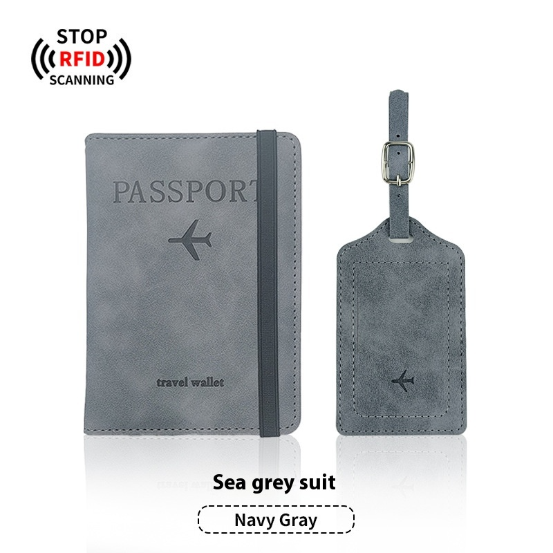 TravelGuard Passport Holder & Luggage Tag Set