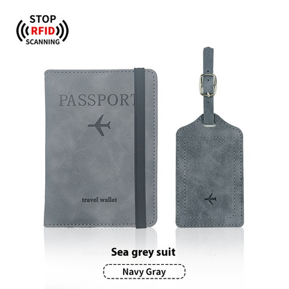 TravelGuard Passport Holder & Luggage Tag Set