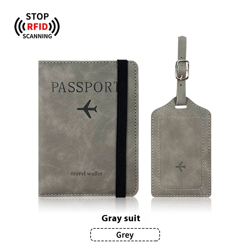 TravelGuard Passport Holder & Luggage Tag Set