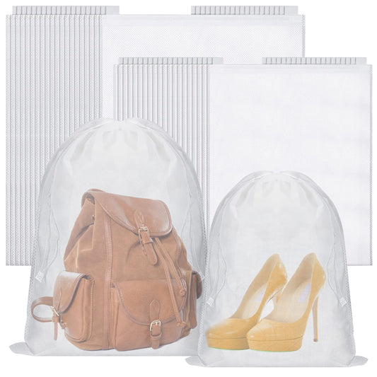 DustGuard Drawstring Storage Bags (40PCS)