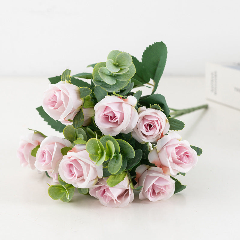 Artificial Rose and Peony Bouquet for Home Decor