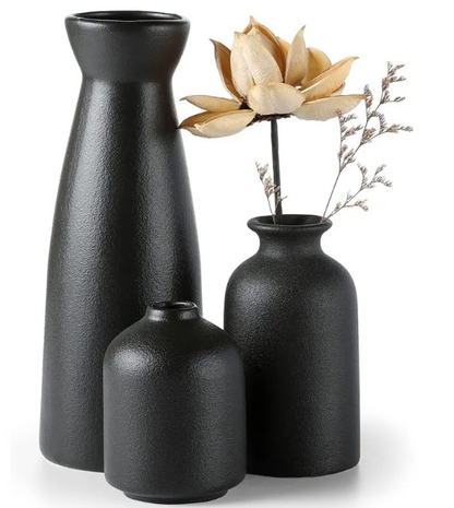 Modern Ceramic Vase Set (3-Piece)