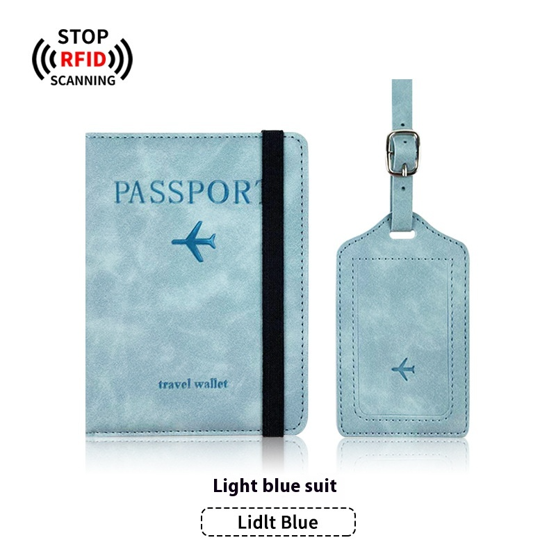 TravelGuard Passport Holder & Luggage Tag Set