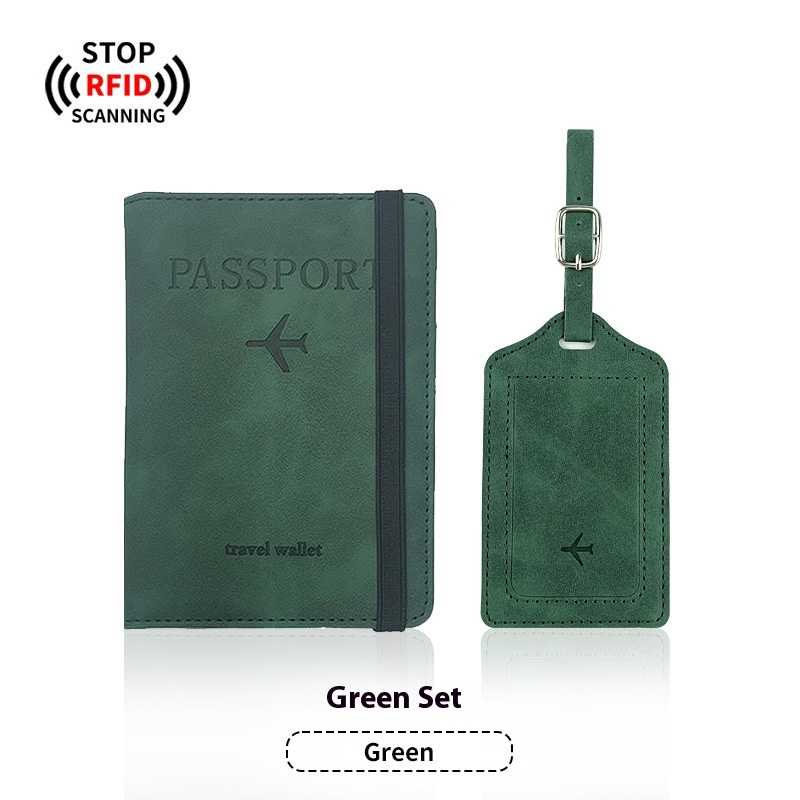 TravelGuard Passport Holder & Luggage Tag Set