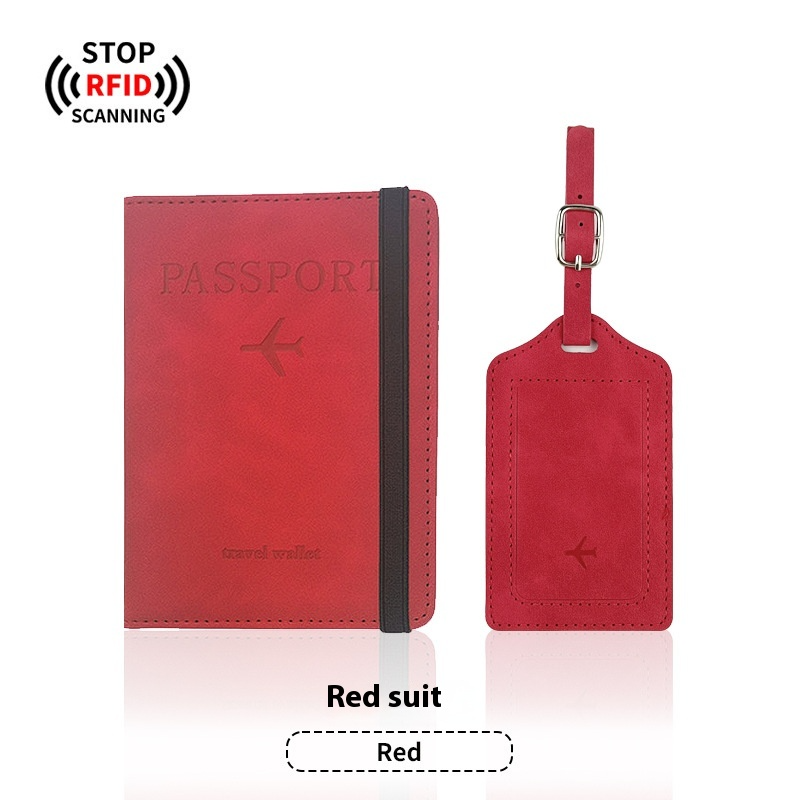 TravelGuard Passport Holder & Luggage Tag Set